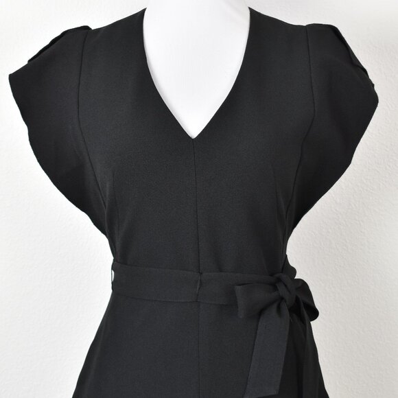 Eliza J Flutter Sleeve Sheath Midi Dress - 2 - Picture 2 of 9